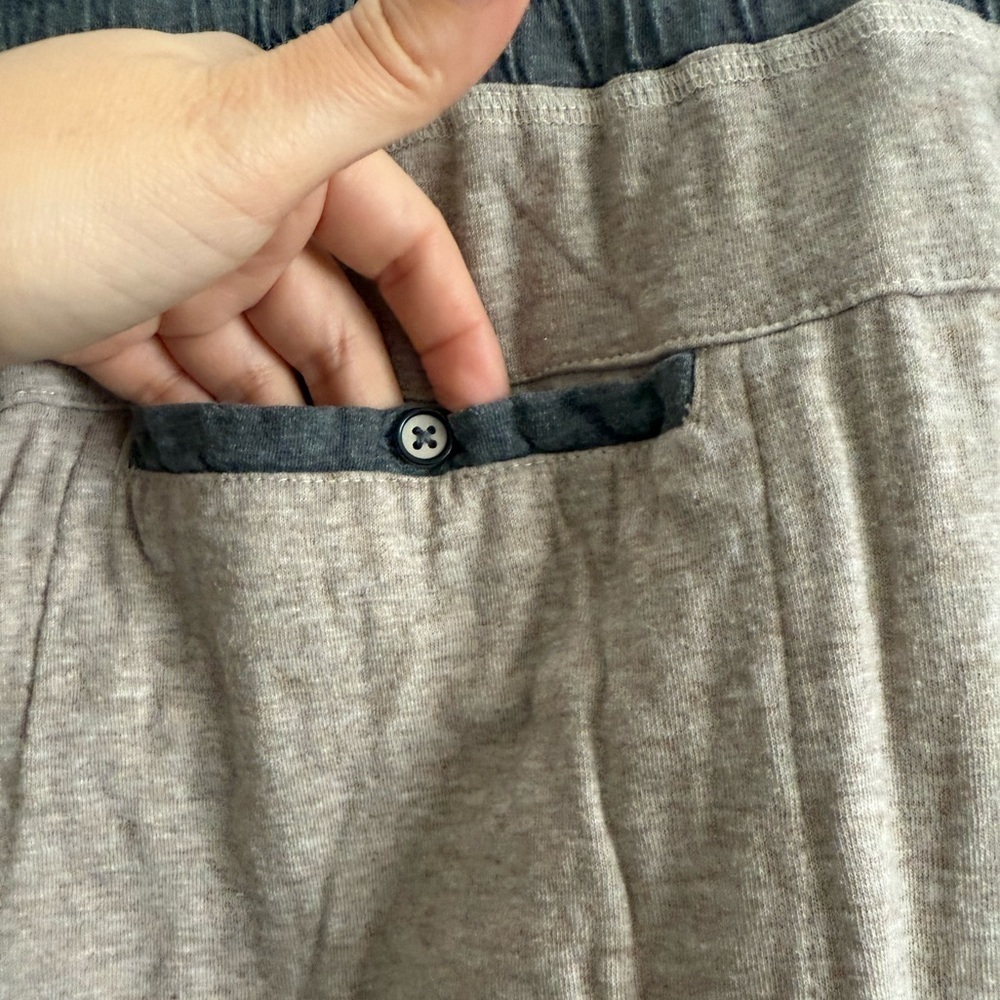 Carbon2Cobalt Lounge Jogger Pants Beige Gray Size L - Picture 5 of 7